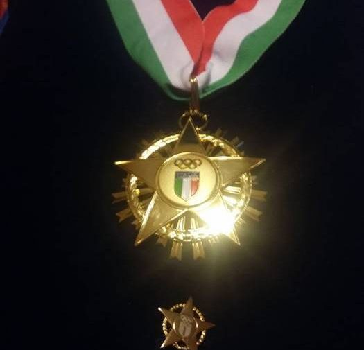 Luca Mazzone premiato a Roma con il Collare d'Oro