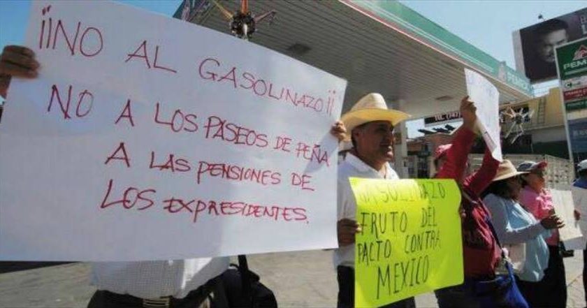 Protesta in Messico