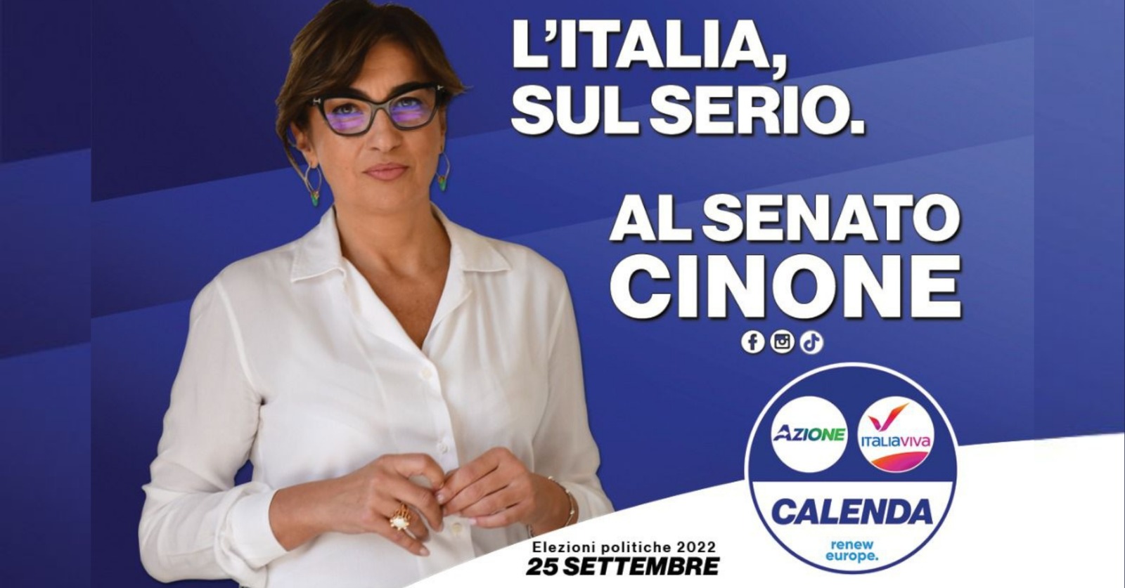 Politiche, Nunzia Cinone: «Chiudiamo campagna elettorale fatta con fermezza e chiarezza verso i cittadini»