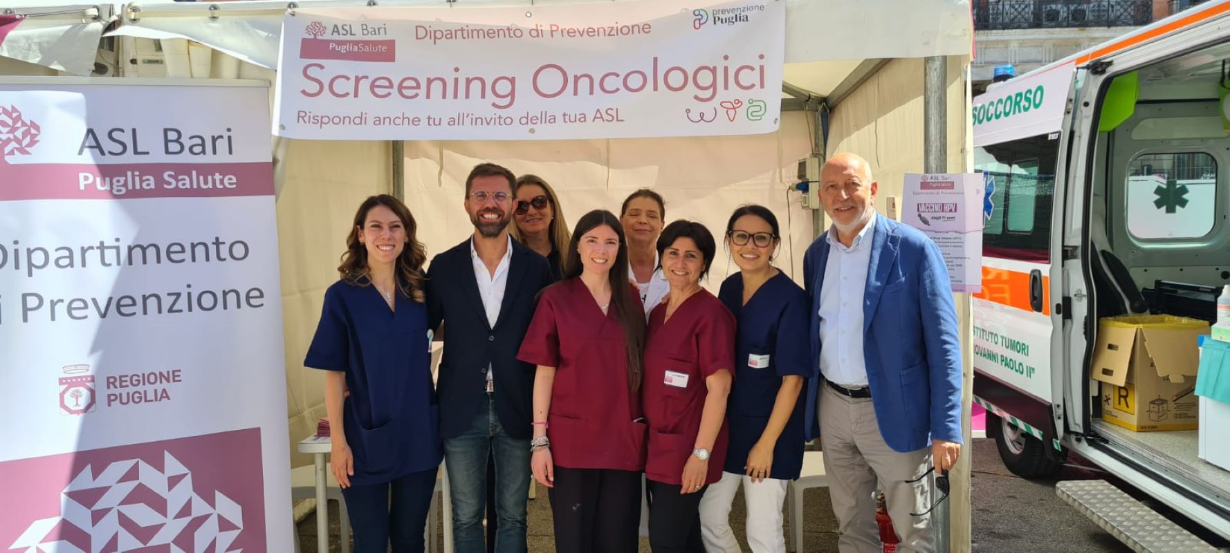 Race for the cure, Asl Bari in prima linea nella prevenzione contro i tumori al seno e alla cervice uterina