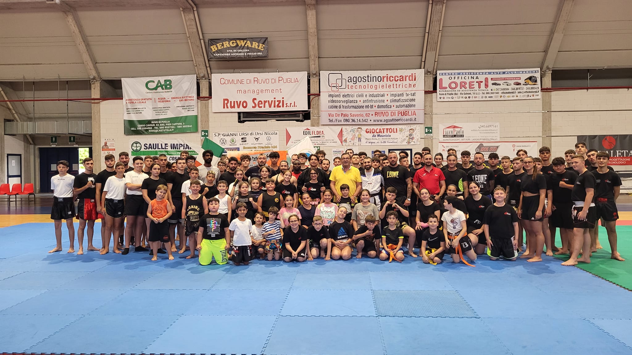 Kick-boxing, esami del passaggio di cintura. Scaringella: «Arti marziali importanti nella crescita e nella vita»