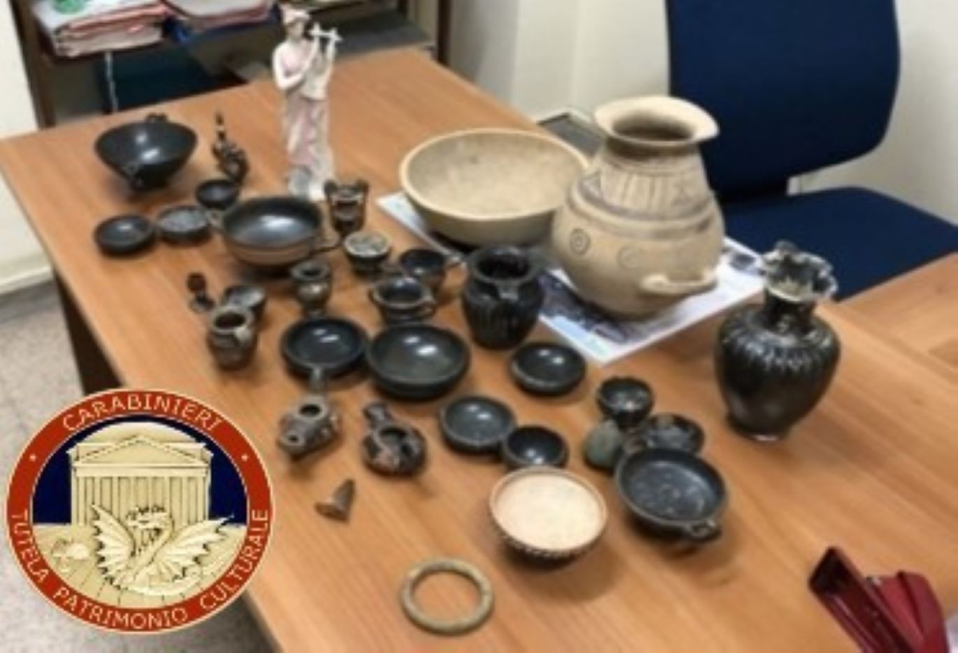 Carabinieri Bari, nel 2024 recuperati oltre 3.713 beni culturali a rischio dispersione