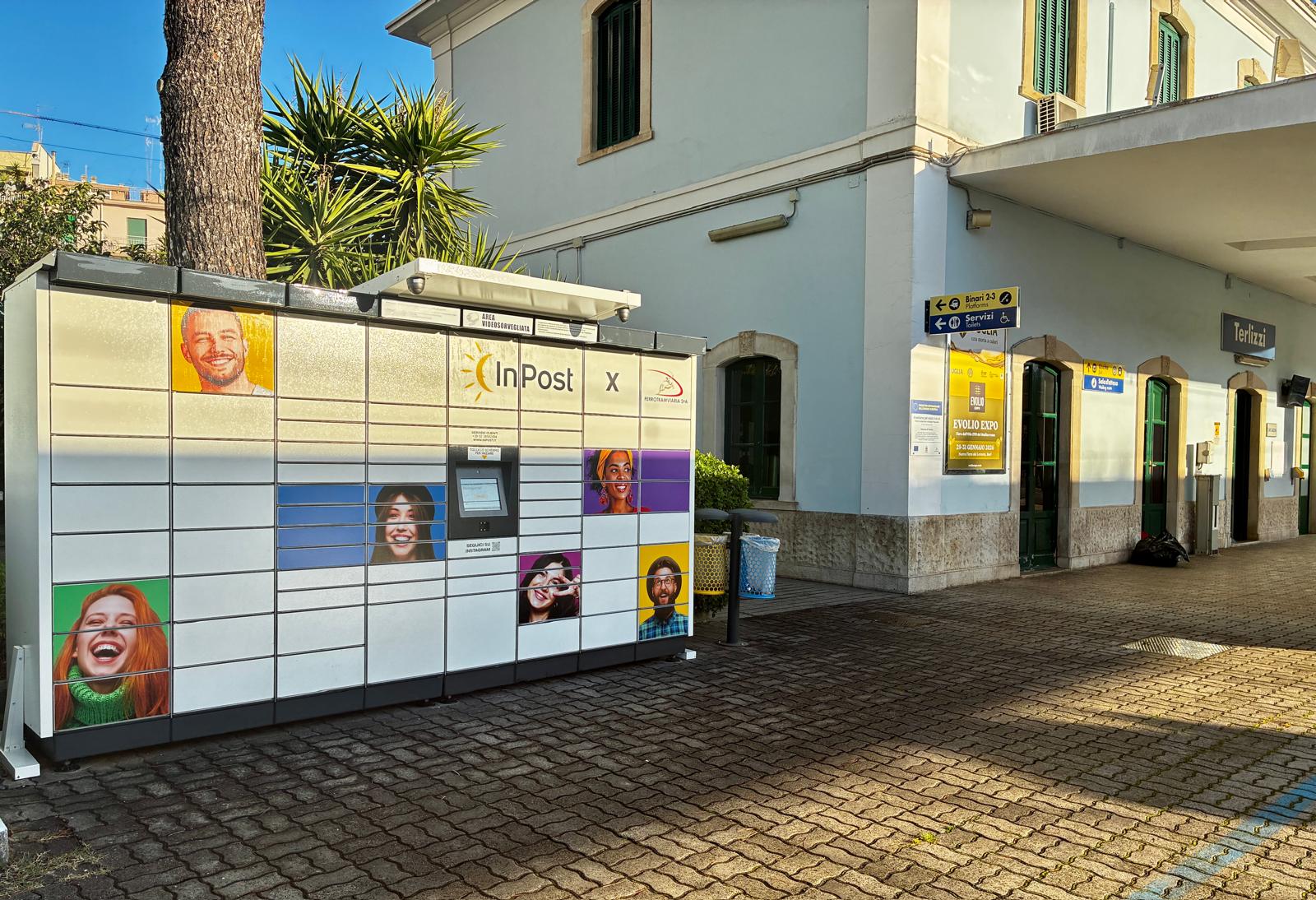 InPost Italia e Ferrotramviaria: arrivano i locker nelle stazioni della linea Bari- Barletta