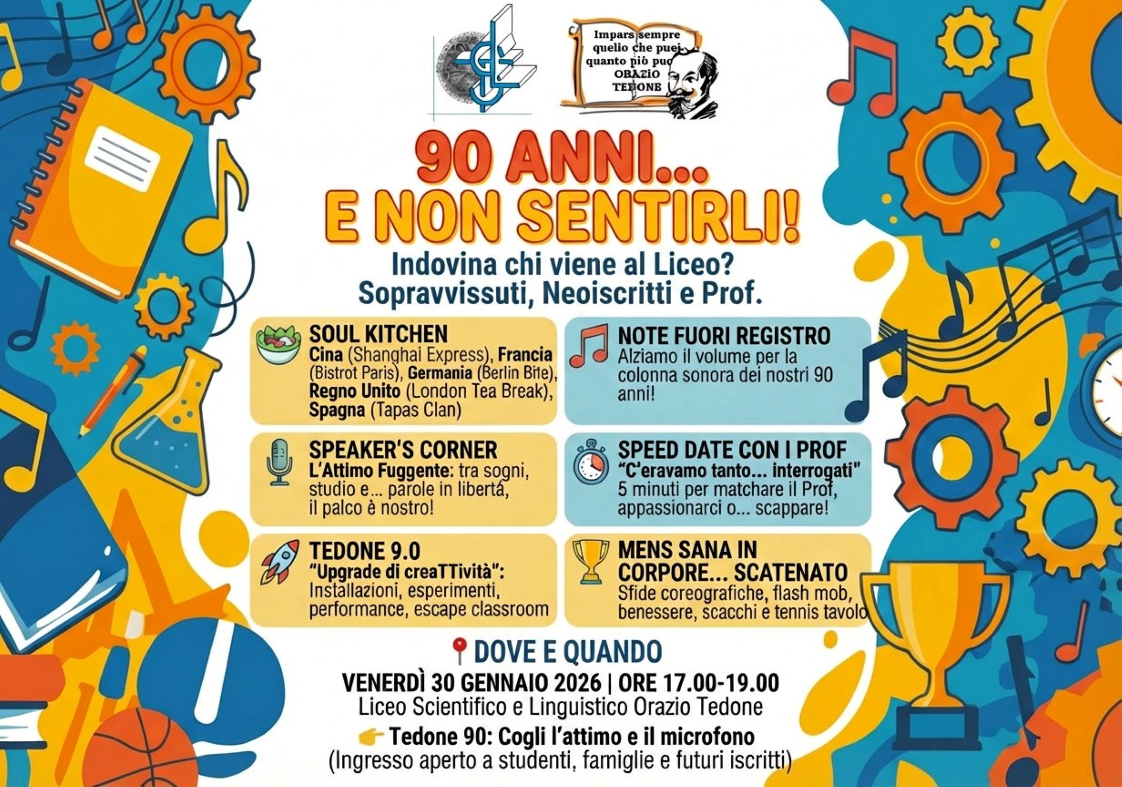 “90 anni e non sentirli”, Liceo Tedone in festa