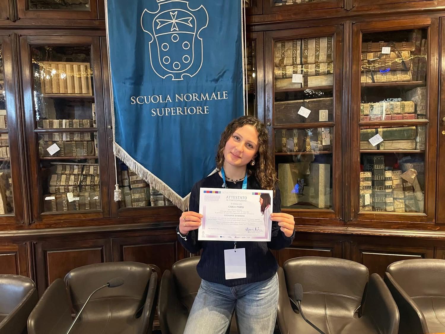 Eccellenze del liceo scientifico Sylos-Fiore di Terlizzi alla Normale di Pisa